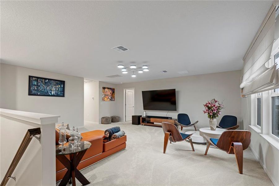 Furnished interior view inside a new home in Willow Ridge, Montverde (Image 11). Furnished interior view inside a new home in Willow Ridge, Montverde (Image 11).