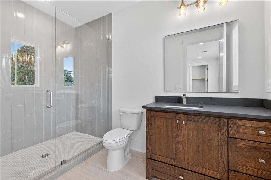 Furnished interior view inside a new home in Town Farms, Peachtree Corners (Image 16).