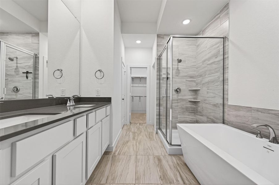 Furnished interior view inside a new home in , Cypress (Image 10).