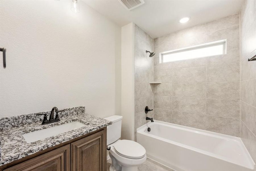 Furnished interior view inside a new home in Mockingbird Hills 60-65, Joshua (Image 16). Furnished interior view inside a new home in Mockingbird Hills 60-65, Joshua (Image 16).