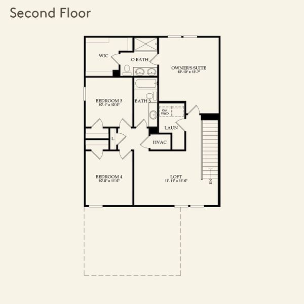 2D floor plan layout for the Raven by Centex in Baxley Park, Jonesboro, GA (Image 6). 2D floor plan layout for the Raven by Centex in Baxley Park, Jonesboro, GA (Image 6).