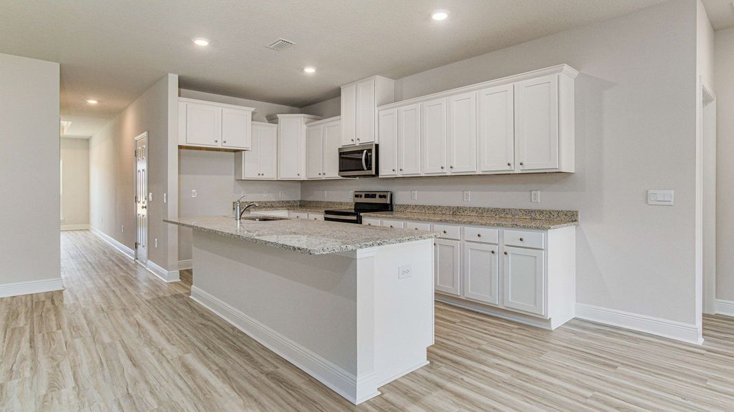 Furnished interior view inside a new home in Greystone, Crawfordville (Image 5).