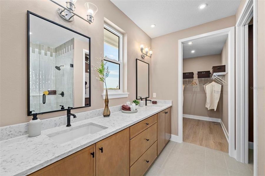 Furnished interior view inside a new home in EvenTide, New Smyrna Beach (Image 21).