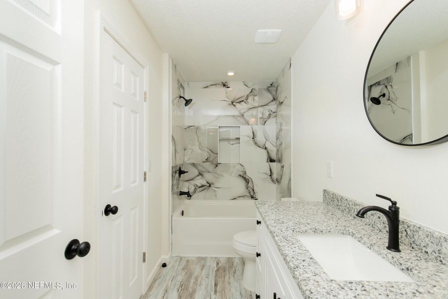 Furnished interior view inside a new home in , Jacksonville (Image 3). Furnished interior view inside a new home in , Jacksonville (Image 3).