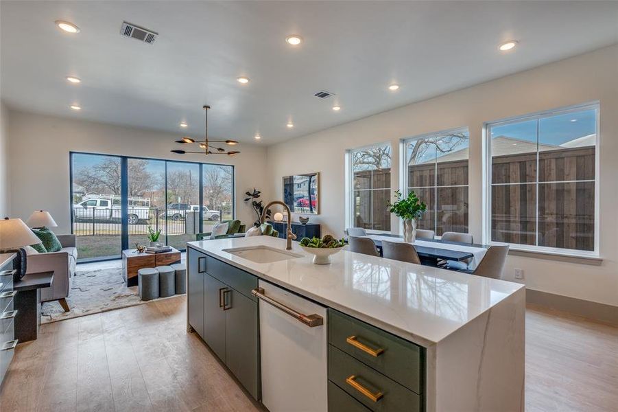 Furnished interior view inside a new home in , Fort Worth (Image 11). Furnished interior view inside a new home in , Fort Worth (Image 11).