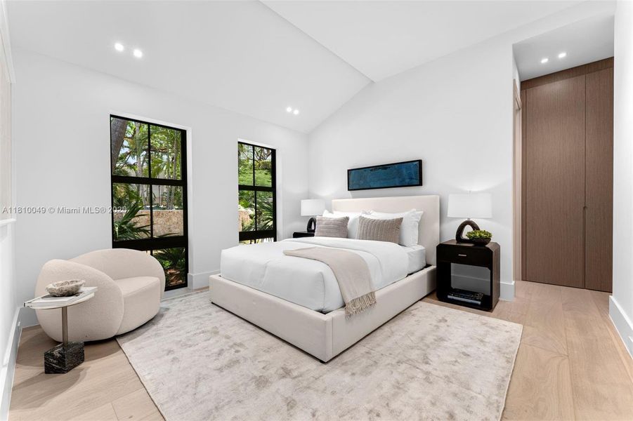 Furnished interior view inside a new home in , Miami (Image 12).