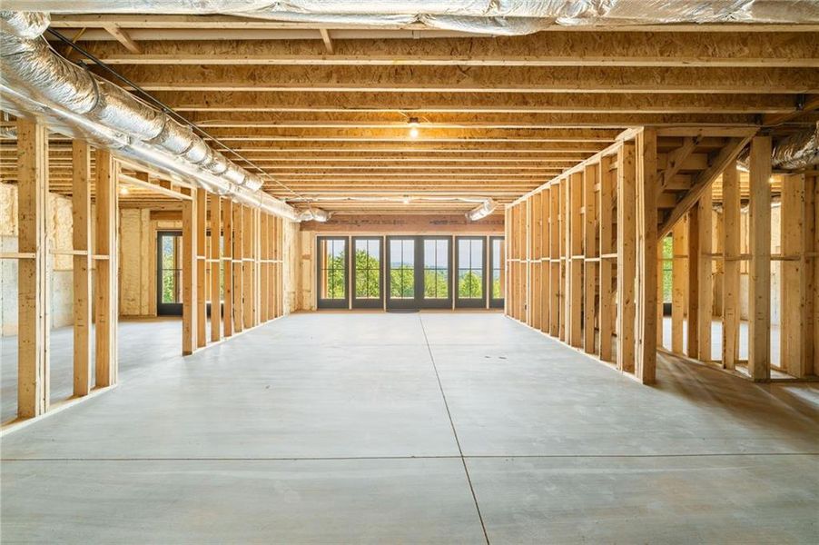 In-progress construction of a new home in , Ellijay, GA (Image 34).