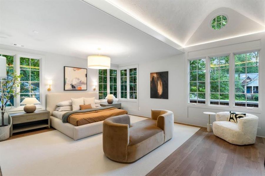 Furnished interior view inside a new home in , Atlanta (Image 54).