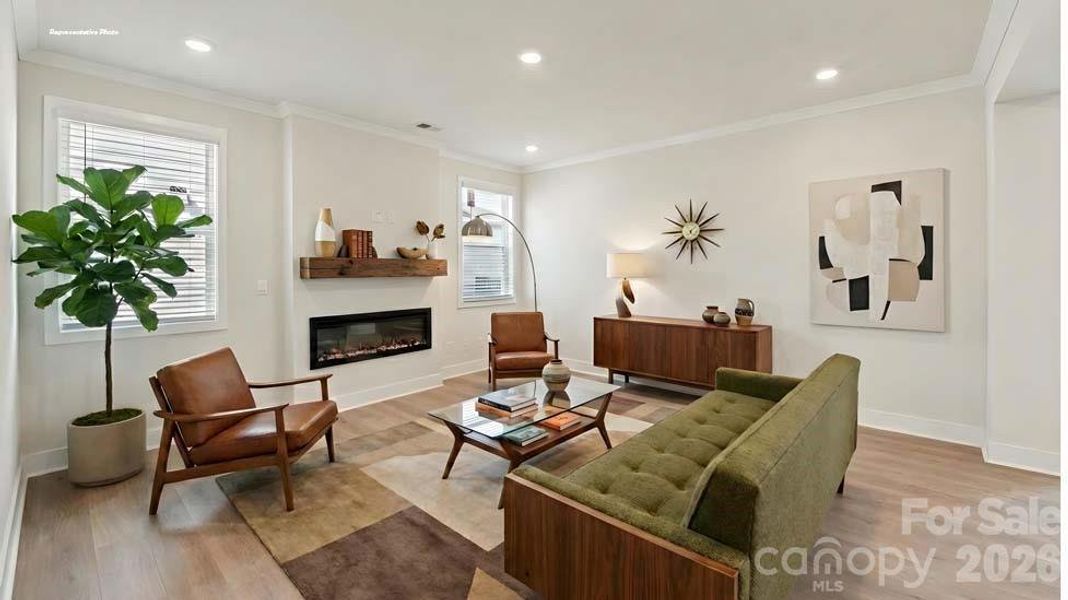 Furnished interior view inside a new home in Oak Grove Hill, Huntersville (Image 3).