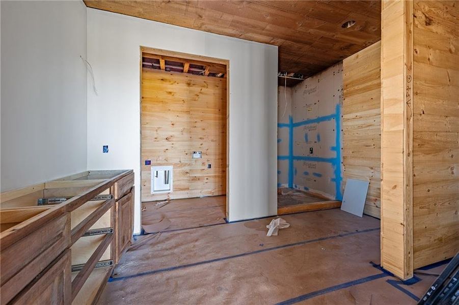 In-progress construction of a new home in , Blue Ridge, GA (Image 13).