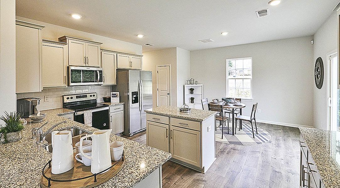 Representative furnished interior of a home built from the WILMINGTON by D.R. Horton in Cedar Oaks, Greensboro (Image 4). Representative furnished interior of a home built from the WILMINGTON by D.R. Horton in Cedar Oaks, Greensboro (Image 4).