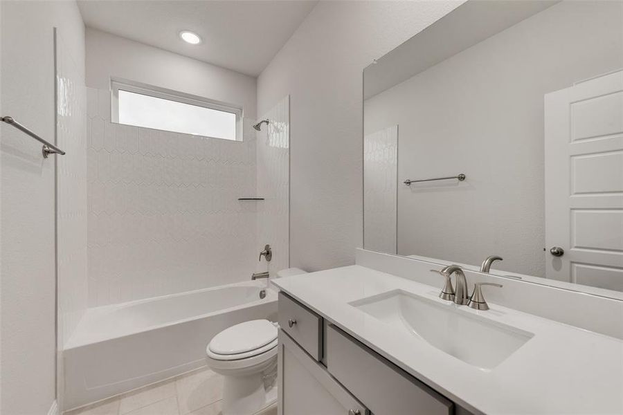 Furnished interior view inside a new home in Creekside of Crowley, Crowley (Image 12).