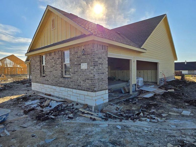 In-progress construction of a new home in Hillview Addition, Decatur, TX (Image 4). In-progress construction of a new home in Hillview Addition, Decatur, TX (Image 4).