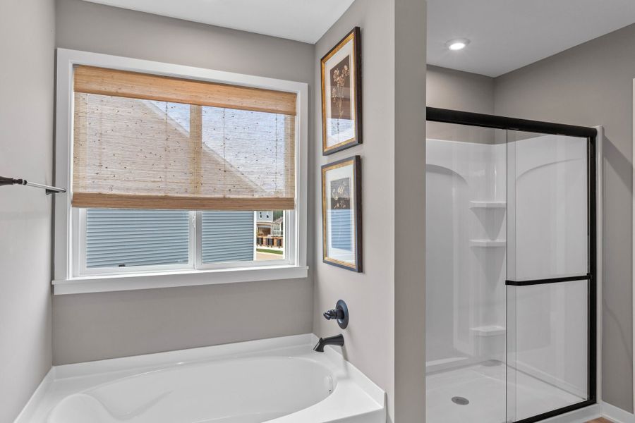Representative furnished interior of a home built from the Breckenridge by Fischer Homes in Sage Woods, Dallas (Image 25).