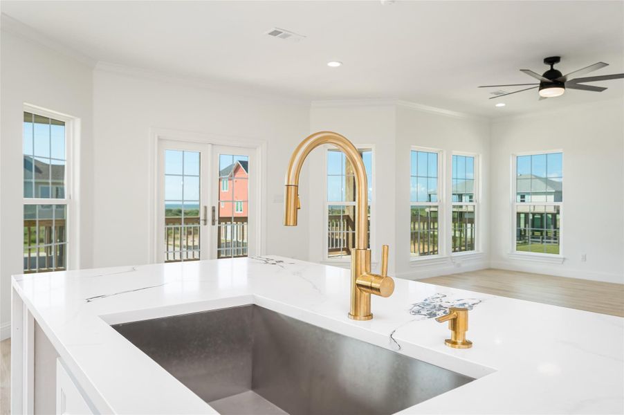 Close-up of interior finishes inside a home in , Bolivar Peninsula (Image 22).