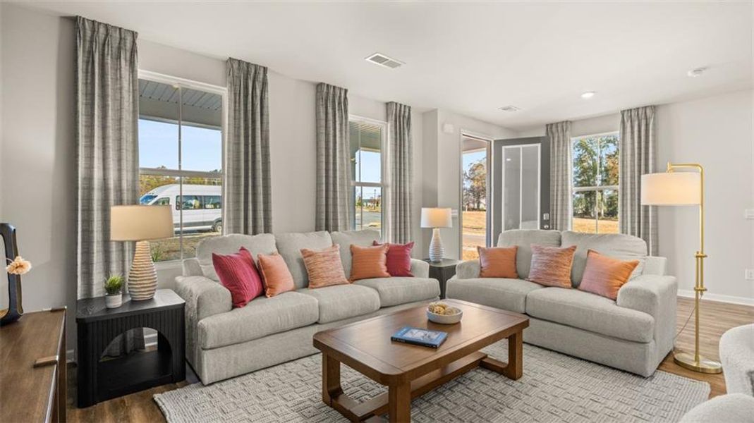 Furnished interior view inside a new home in Brookland Commons, Monroe (Image 26).