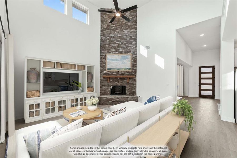 Furnished interior view inside a new home in West Crossing, Anna (Image 7). Furnished interior view inside a new home in West Crossing, Anna (Image 7).