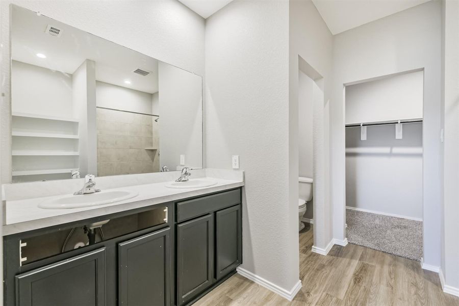 Furnished interior view inside a new home in Harrington Trails at The Canopies, New Caney (Image 15).