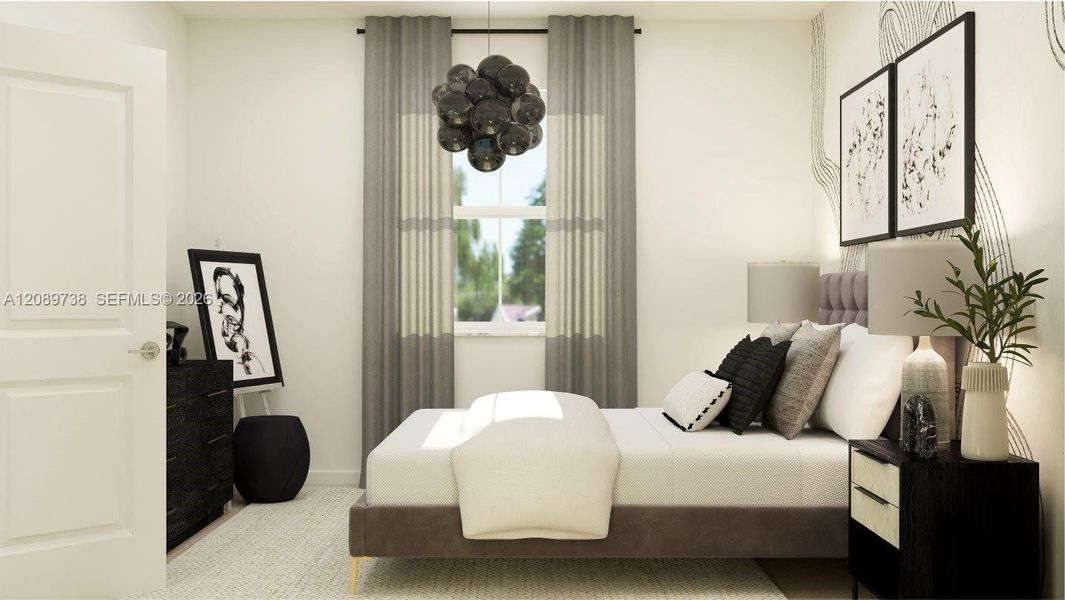 Furnished interior view inside a new home in Altamira, Homestead (Image 7). Furnished interior view inside a new home in Altamira, Homestead (Image 7).