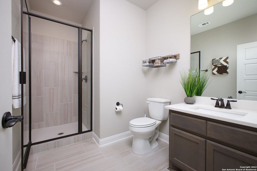 Representative furnished interior of a home built from the The Malta by Whitestone Custom Homes in Johnson Ranch, Bulverde (Image 22).