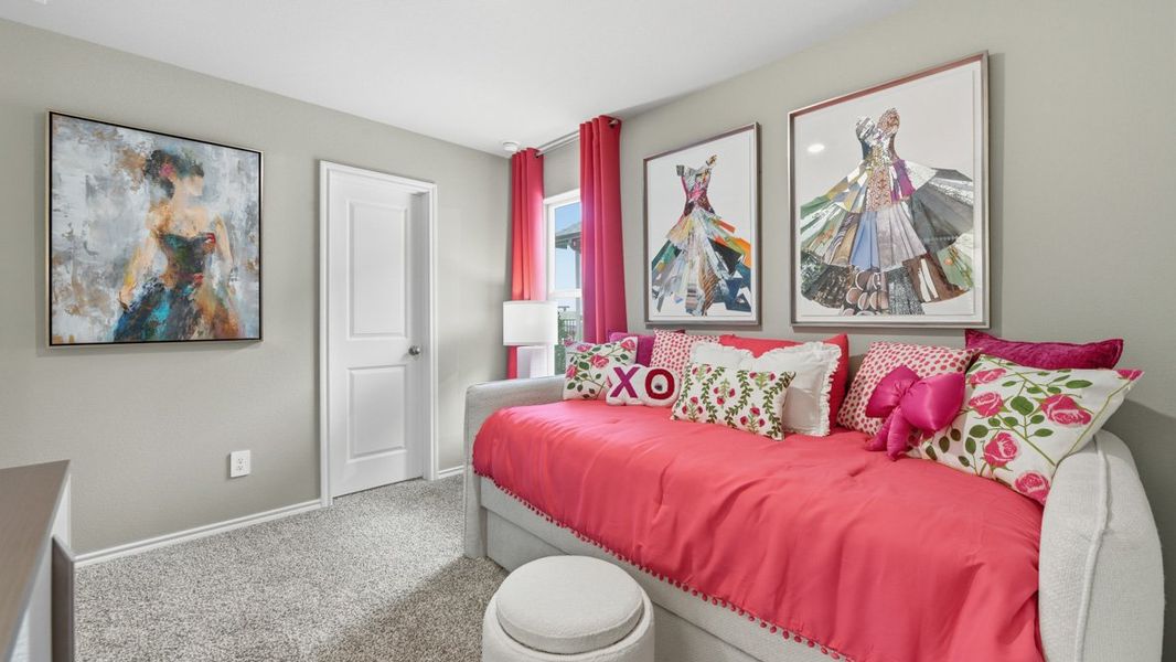 Representative furnished interior of a home built from the Bellvue by D.R. Horton in Dry Creek, Bridgeport (Image 34).