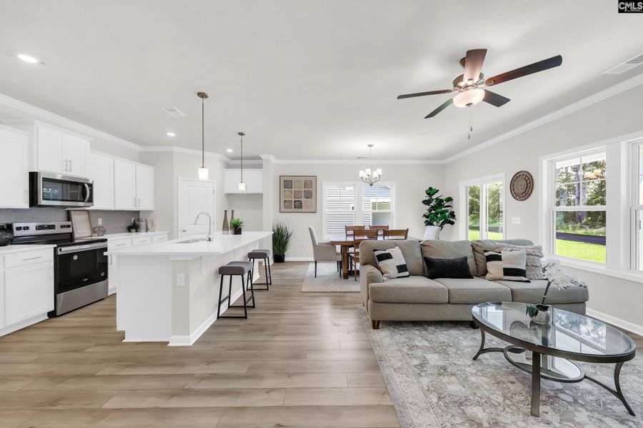 Furnished interior view inside a new home in Blythewood Farms, Blythewood (Image 25).