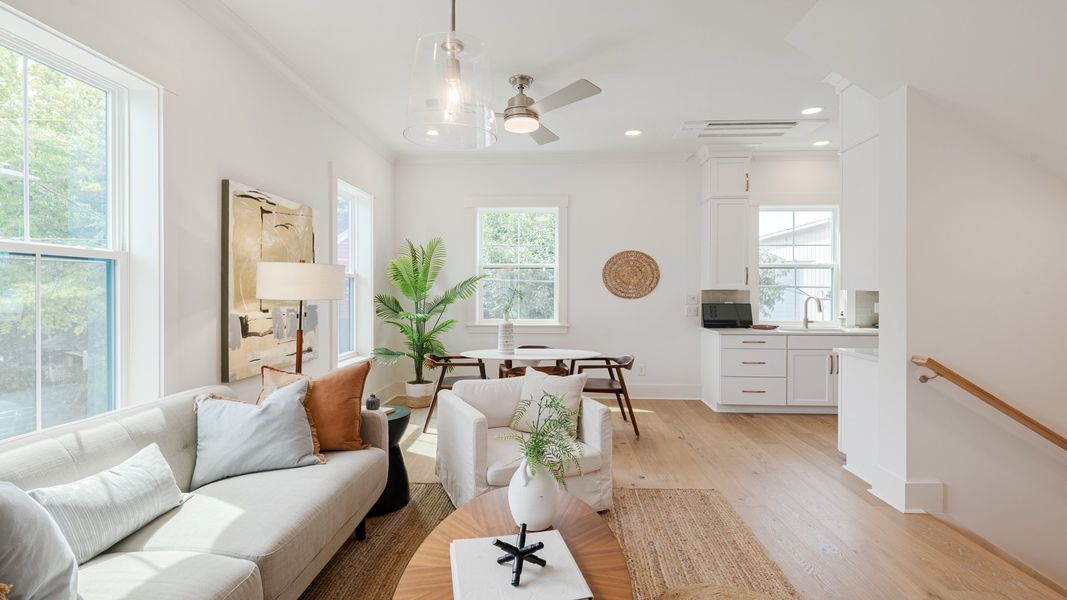 Representative furnished interior of a home built from the Ashford by DRB Homes in Grants Court, Charleston (Image 12).
