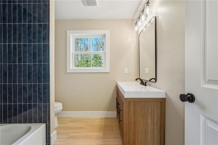 Furnished interior view inside a new home in , Ellijay (Image 17).