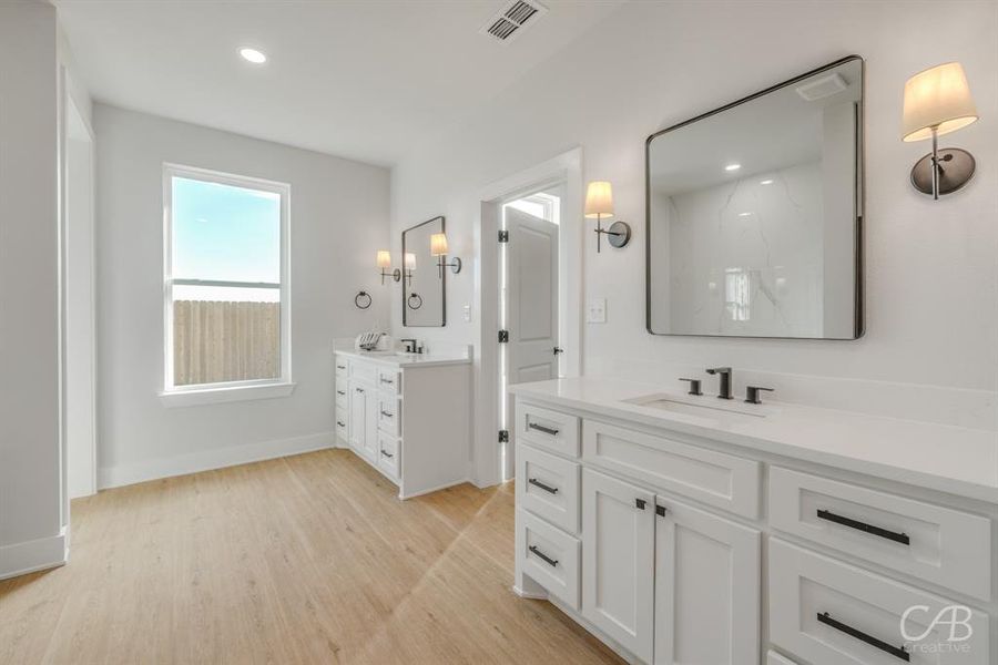 Furnished interior view inside a new home in , Abilene (Image 18).