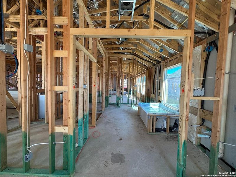 In-progress construction of a new home in Saddlebrook Ranch, Schertz, TX (Image 20).