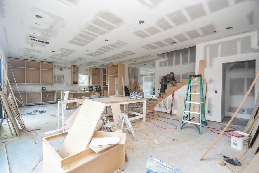In-progress construction of a new home in , Houston, TX (Image 13).