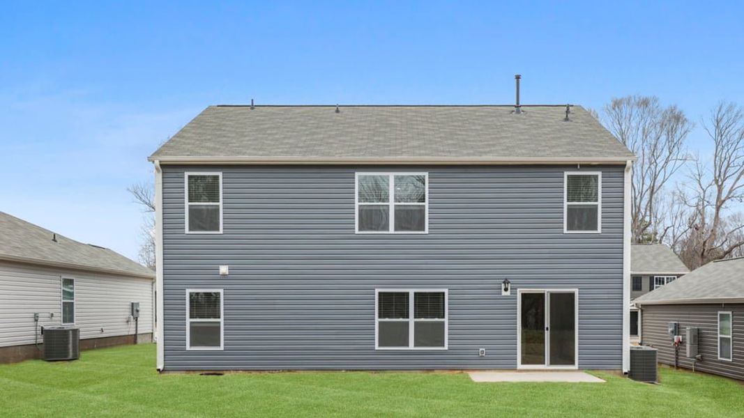 Exterior details and patio area of a home in Lakestone, Woodruff (Image 3).