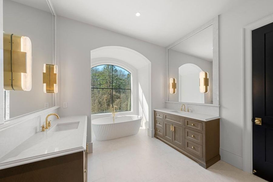 Furnished interior view inside a new home in Blue Heron Walk, Atlanta (Image 6).