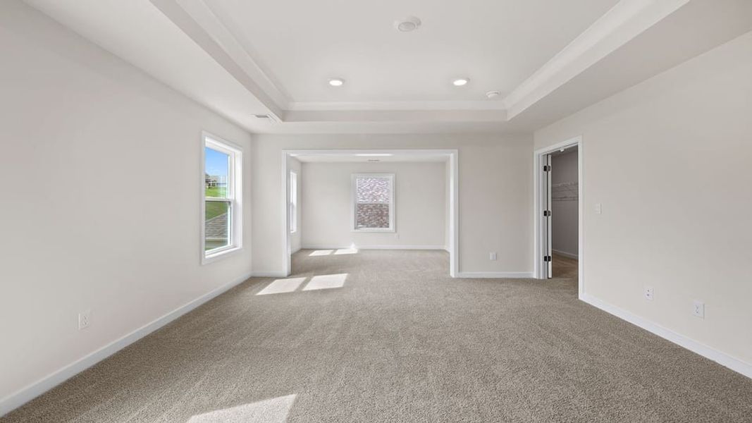 Spacious, unfurnished interior of a new home in Adams Glen, Greenville (Image 25).