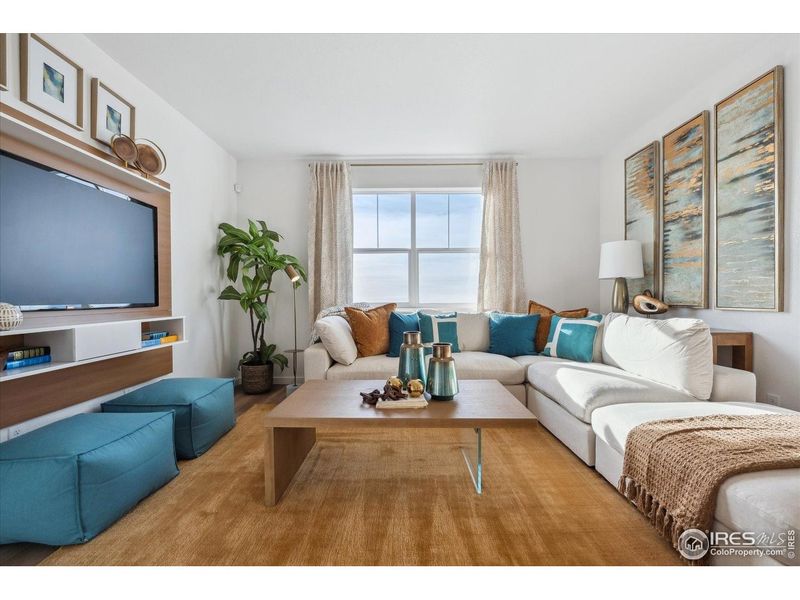 Furnished interior view inside a new home in Lakeside Canyon, Mead (Image 17).