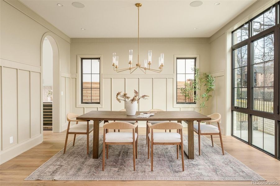 Furnished interior view inside a new home in , Denver (Image 15).