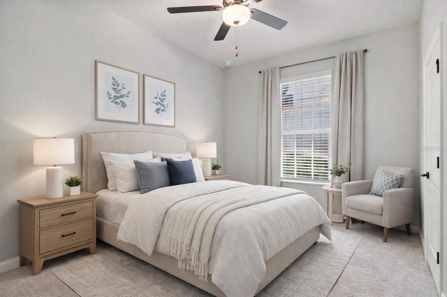 Furnished interior view inside a new home in Reunion Village, Kissimmee (Image 9).