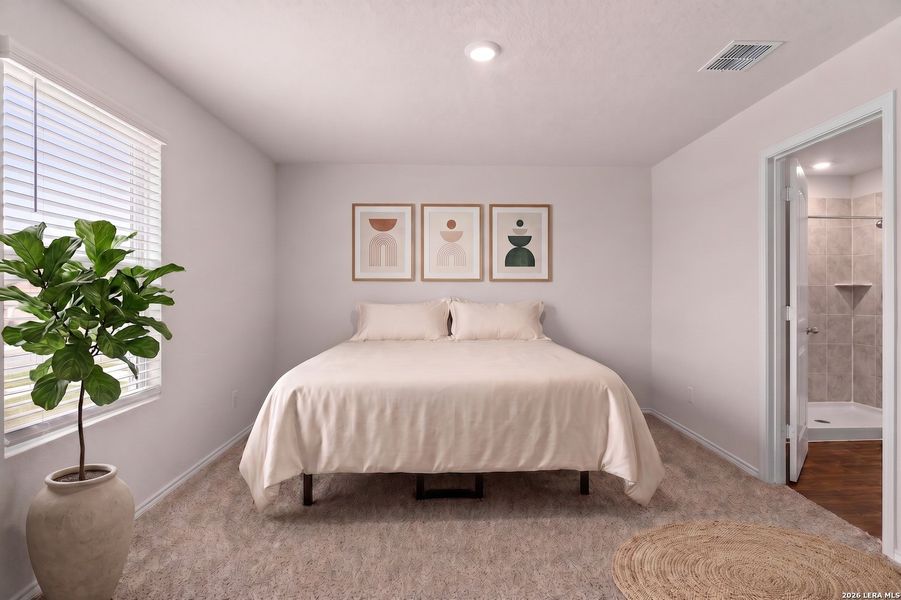 Furnished interior view inside a new home in Redbird Ranch, San Antonio (Image 11).