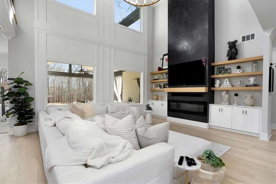 Furnished interior view inside a new home in , Hoschton (Image 33).