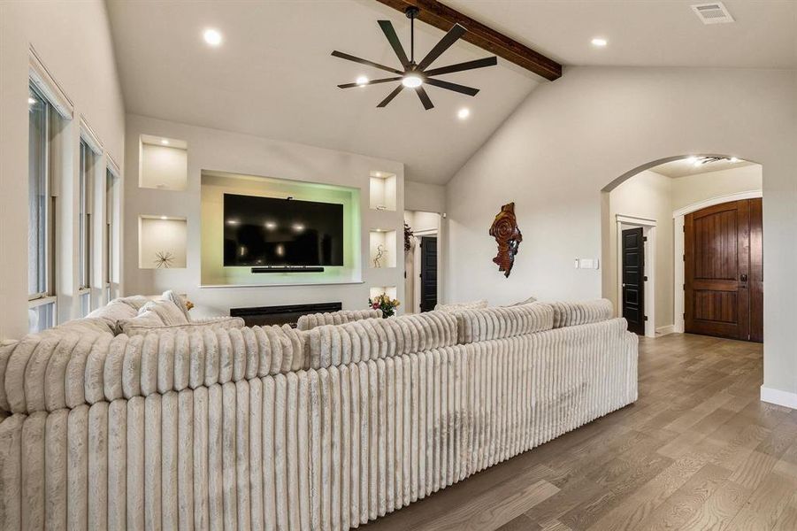 Furnished interior view inside a new home in , Denison (Image 7). Furnished interior view inside a new home in , Denison (Image 7).