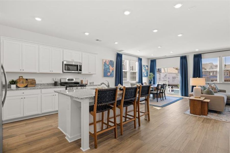 Furnished interior view inside a new home in Towns at Ivy Creek, Buford (Image 32).