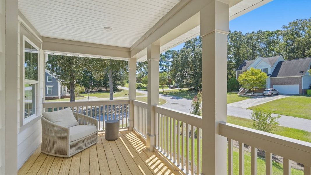 Representative exterior details of a home built from the Vanderbilt by Pulte Homes in Fishers Wood, Columbia (Image 28).
