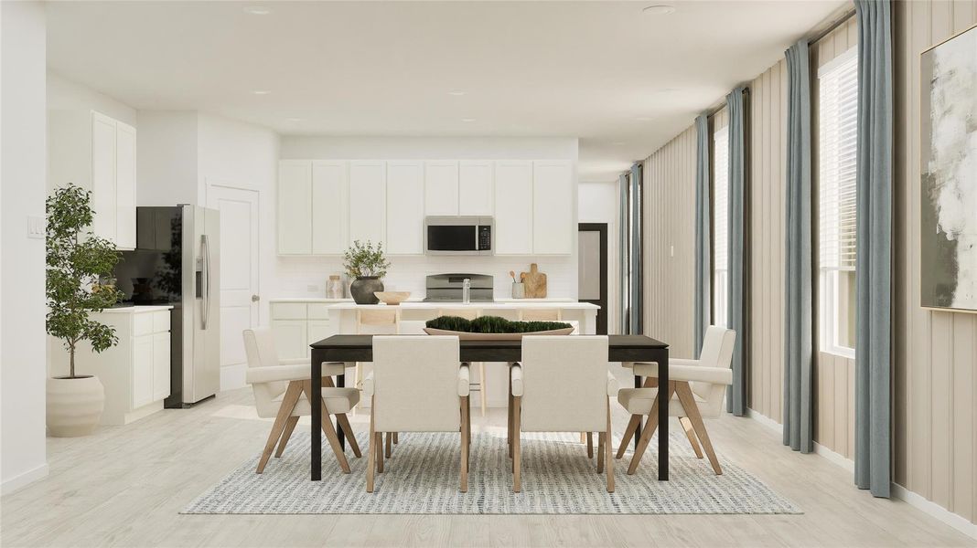 Furnished interior view inside a new home in Esperanza, Richmond (Image 26).