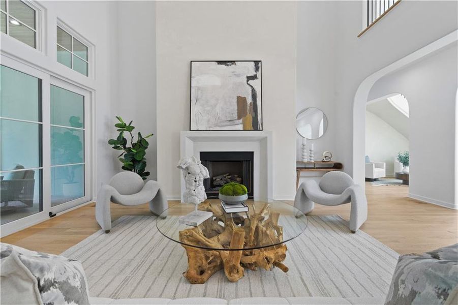 Furnished interior view inside a new home in , Alpharetta (Image 15).