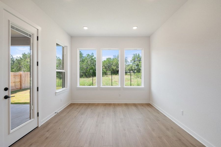 Spacious, unfurnished interior of a new home in Capitol Collection at Lariat, Liberty Hill (Image 34).