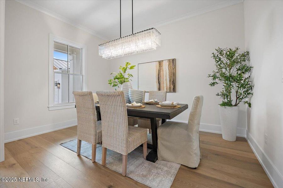 Furnished interior view inside a new home in River Landing at Nocatee (DF Luxury Homes), Ponte Vedra (Image 9). Furnished interior view inside a new home in River Landing at Nocatee (DF Luxury Homes), Ponte Vedra (Image 9).