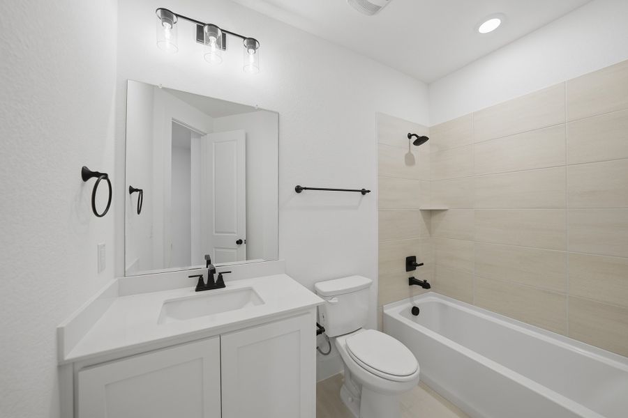 Furnished interior view inside a new home in Aster Park, McKinney (Image 8).