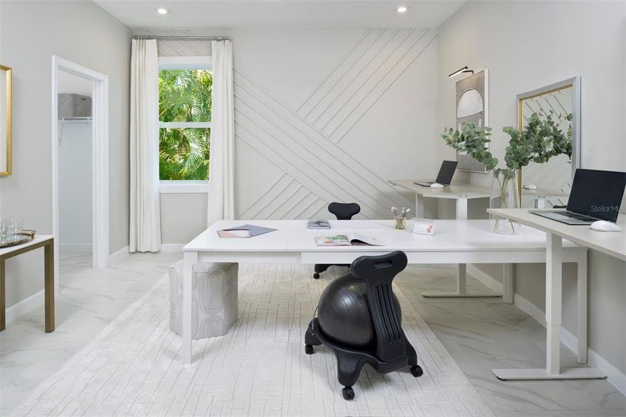 Furnished interior view inside a new home in Wellen Park, Venice (Image 8).