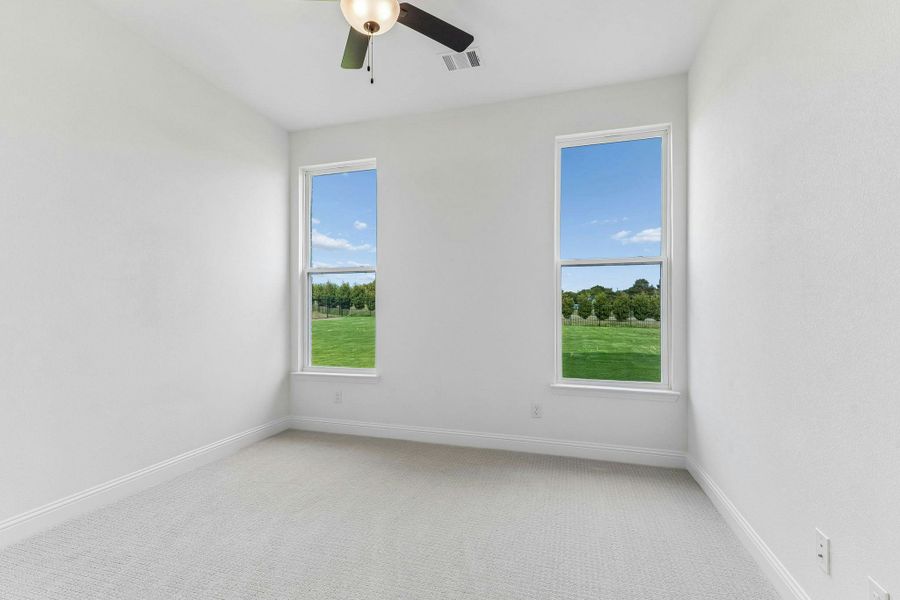 Representative unfurnished interior of a home built from the Hancock by Kindred Homes in Oak Creek Ranch, Waxahachie (Image 35).