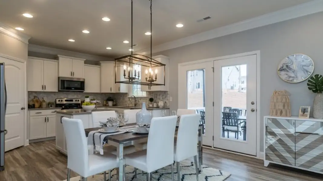 Representative furnished interior of a home built from the Devon by DRB Homes in McBride, Indian Trail (Image 8).